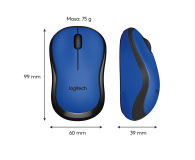 LOGITECH M220 niebieska - 329385 - zdjęcie 14